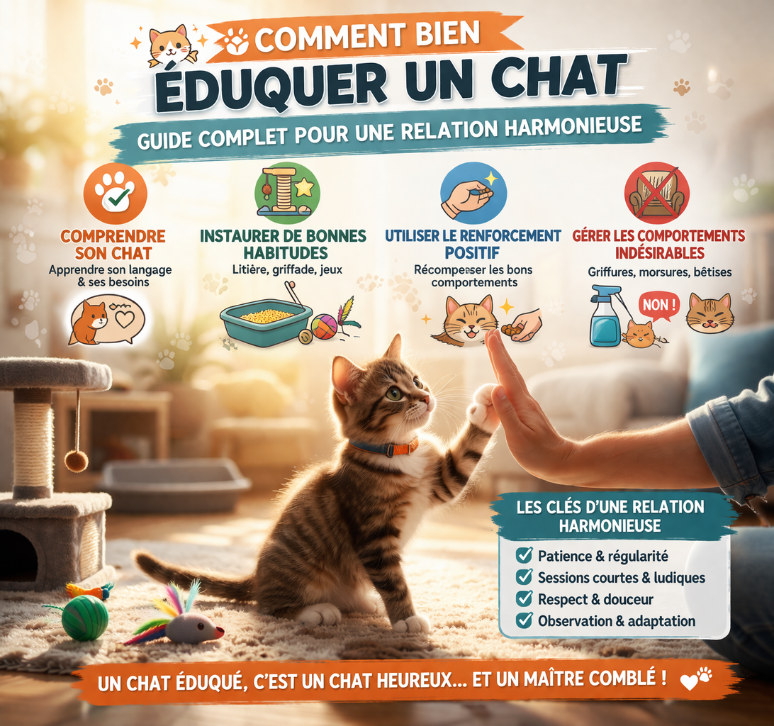 Comment bien éduquer un chat : guide complet pour une relation harmonieuse