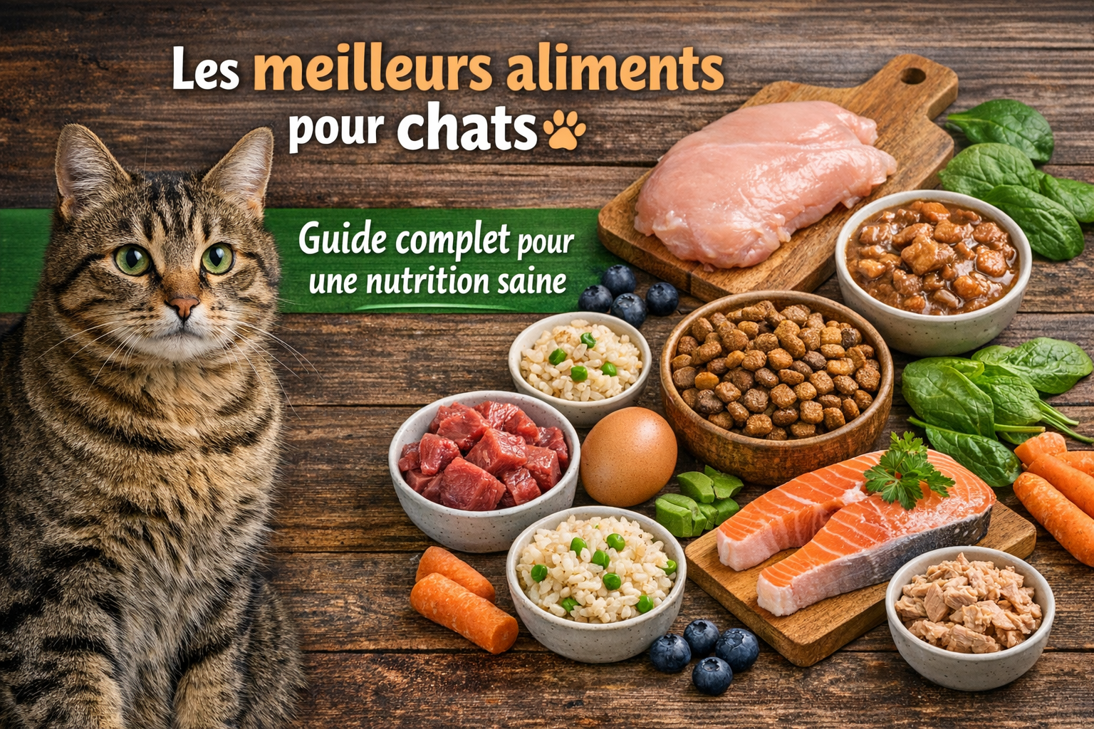 Les meilleurs aliments pour chats : guide complet pour une nutrition saine